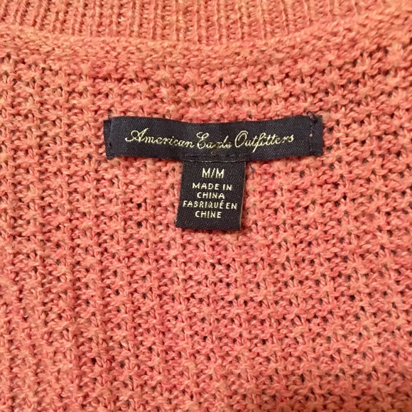 American Eagle Long Pink Cardigan Medium - Picture 6 of 6